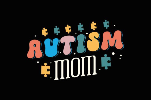 Autism Mom Awareness SVG for Crafts and Graphics