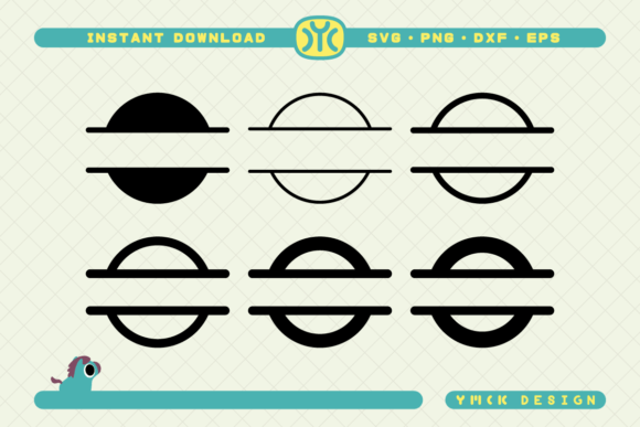 Circle Split Monogram SVG: A Versatile Graphics Asset for Crafts