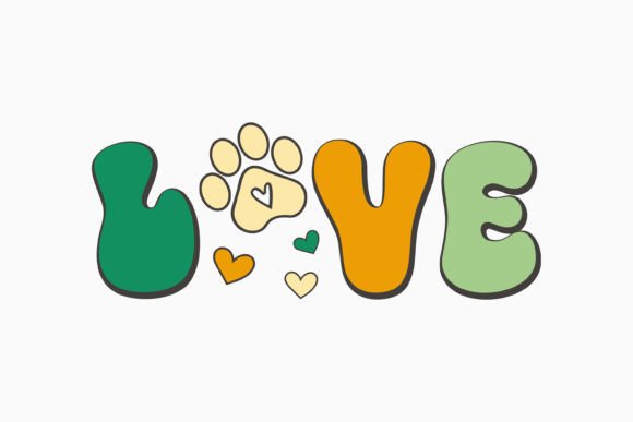 Enhance Your Content with Dog Love Retro Valentines Day Quotes SVG