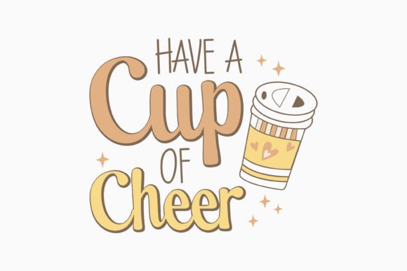 Have a Cup of Cheer: A Retro Coffee SVG for Creative Graphics