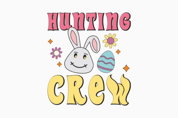 Retro Easter Hunting Crew SVG for Crafters