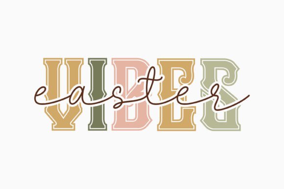 Retro Easter SVG Design for Graphics and Crafts