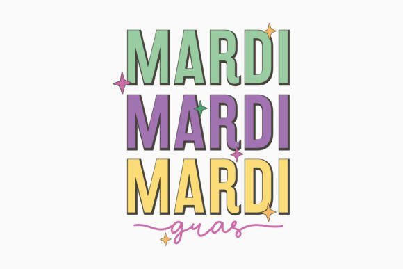 Retro Mardi Gras Quote SVG: A Versatile Graphics Asset for Crafts