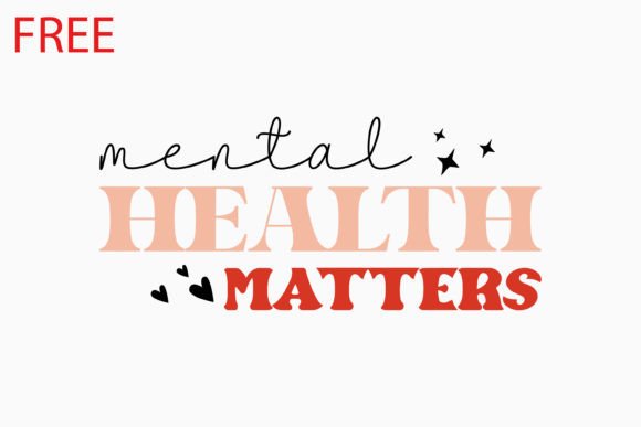 Retro Mental Health Matters Svg: A Crafts Graphics Gem