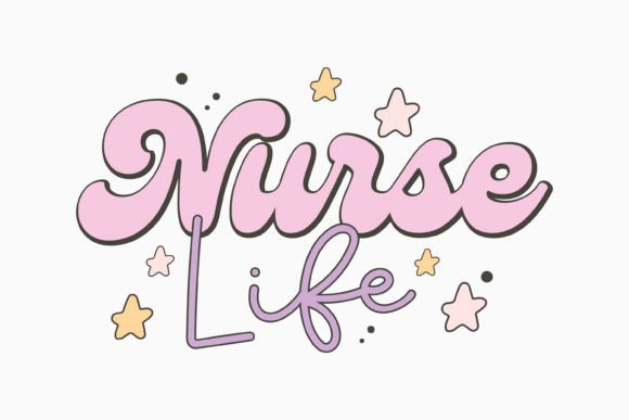 Retro Nurse Life Quote SVG Design Review