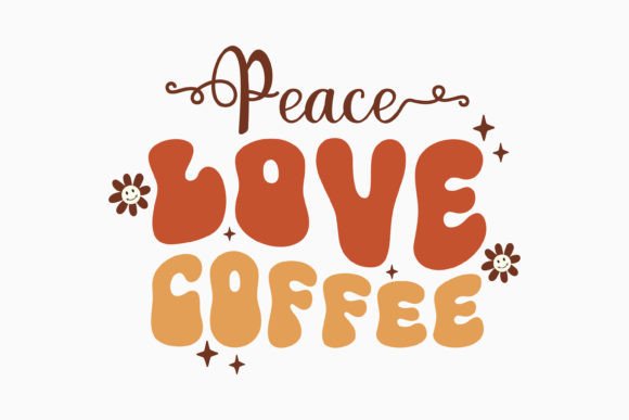 Retro Positive Quotes Flower SVG Love for Graphics and Crafts