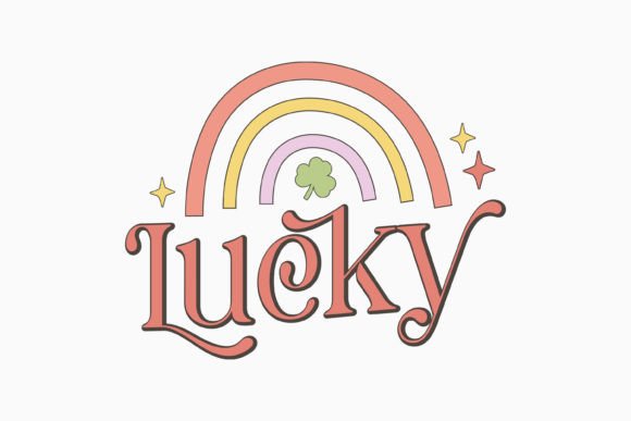 Retro St. Patrick's Day Lucky SVG for Crafts & Graphics