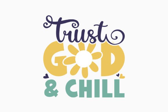 Trust God Retro Groovy SVG: A Versatile Graphics Asset for Crafts