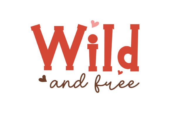 Wild and Free Retro Boho SVG Design for Crafts & Graphics